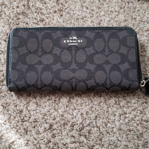 Black coach wallet